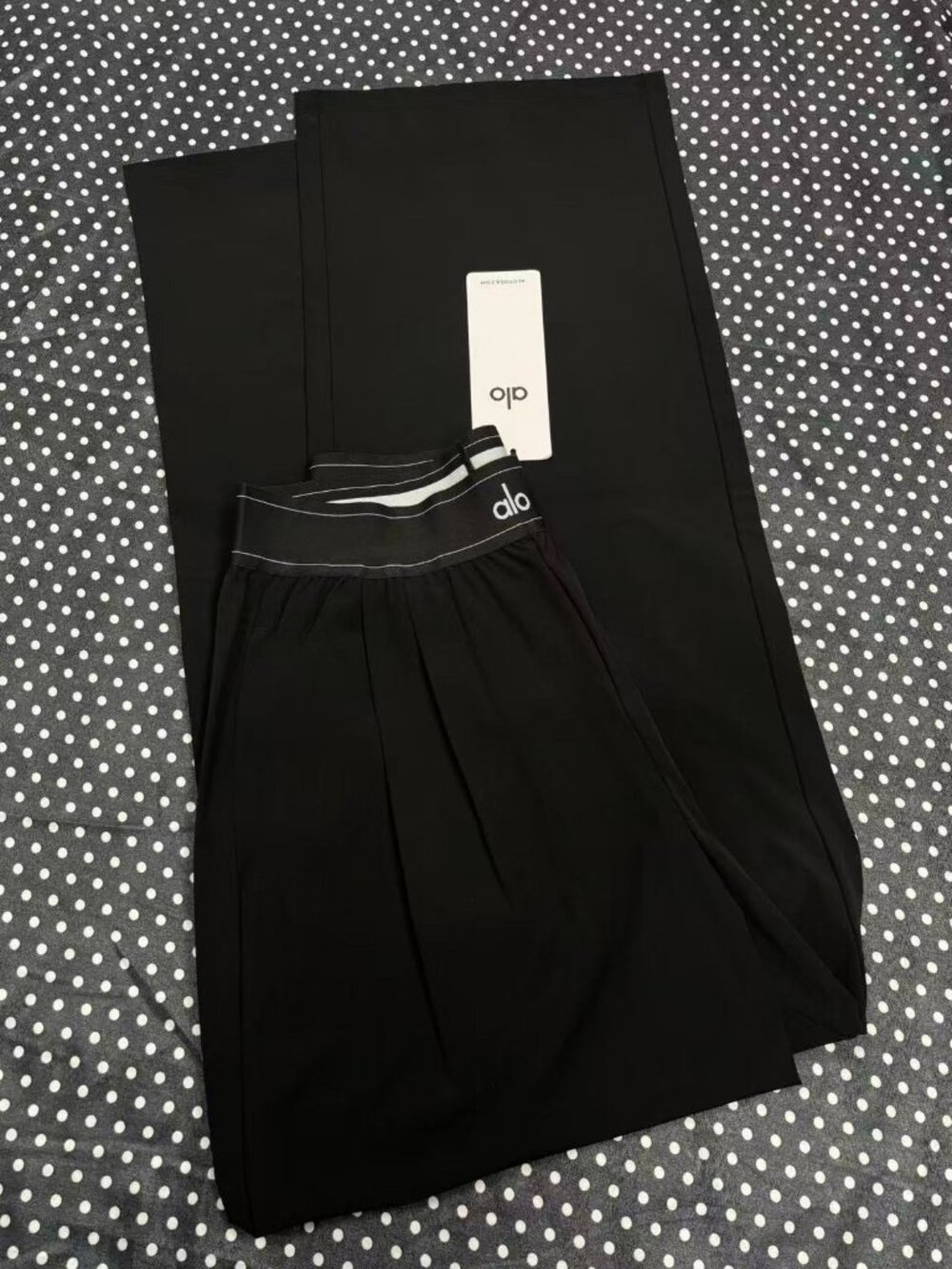 Alo Yoga Suit Up Trouser Black (Regular 30 Inseam) Premium Straight-Leg Trousers - Picture 4 of 10